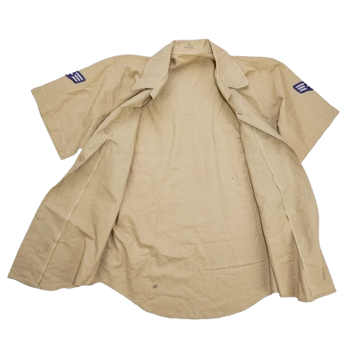 US Air Force 1960s Khaki Short Sleeve Shirt - Small, Item 3 - US Air Force Surplus - Service Shirts