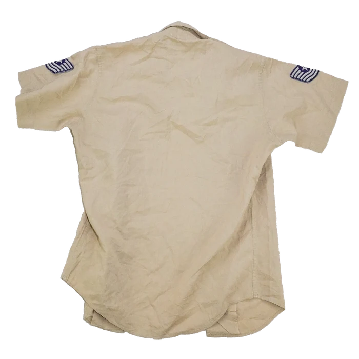 US Air Force 1960s Khaki Short Sleeve Shirt - Small, Item 4 - US Air Force Surplus - Service Shirts
