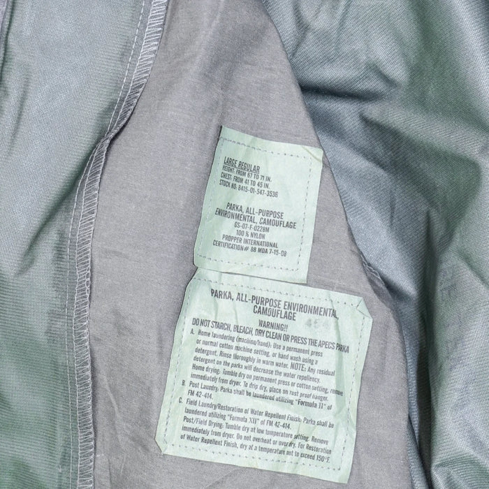 US Air Force ABU APECS Jacket - Large Regular - US Air Force Surplus - Rain Jackets
