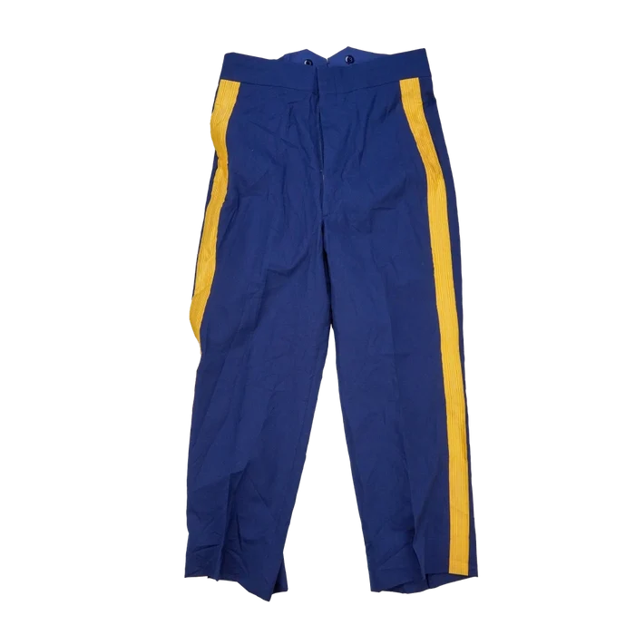 US Army Blue Officer Service Dress Trousers - 32S, Medium - US Army Surplus - Dress Trousers