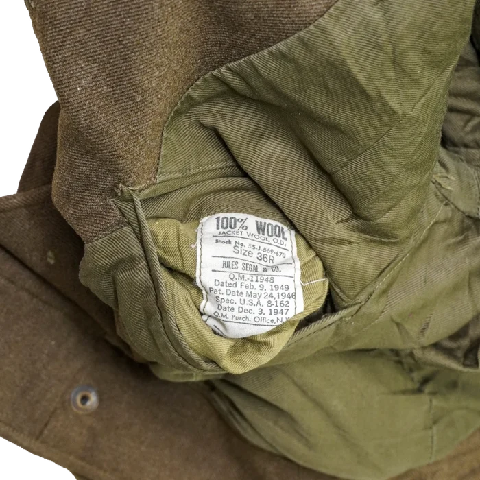 US Army M1946 Korean War SCARWAF Ike Jacket - 36R, Small - US Army Surplus - Field Jackets