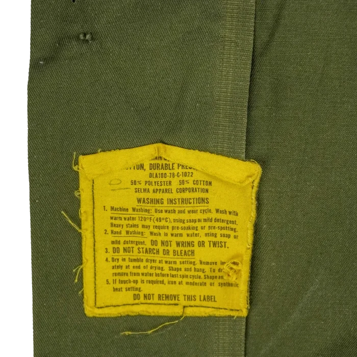 US Army OG-507 Utility Shirt - 14.5x31, Small - US Army Surplus - Field Shirts