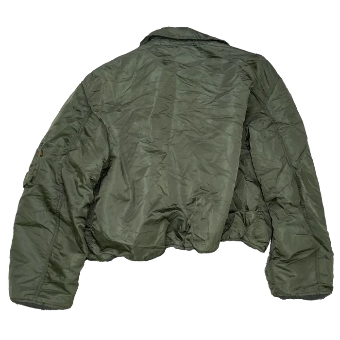 US Made Alpha Industries Olive CWU-45/P Flyers Jacket - XLarge - Army & Outdoors - Flight Jackets