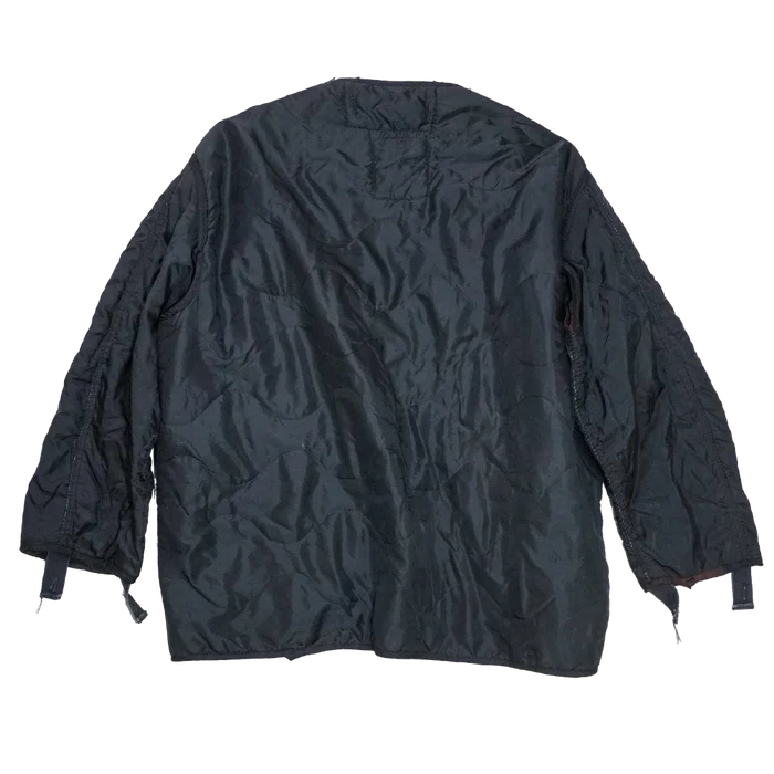 US Made Black M65 Field Jacket Liner - Large - Army & Outdoors - Jacket Liner