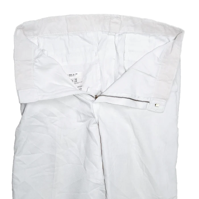 US Made Dickies White Work Trousers - 34x30, Medium - Army & Outdoors - Work Trousers