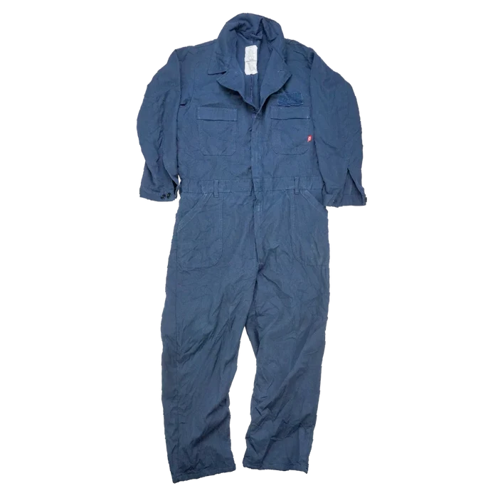 US Navy Blue Utility Coveralls - 48R, XLarge - US Navy Surplus - Overalls