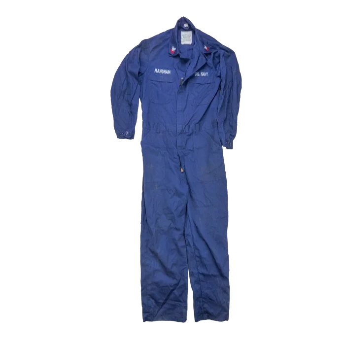 US Navy Blue Utility Overalls - 44L, Large - US Navy Surplus - Overalls