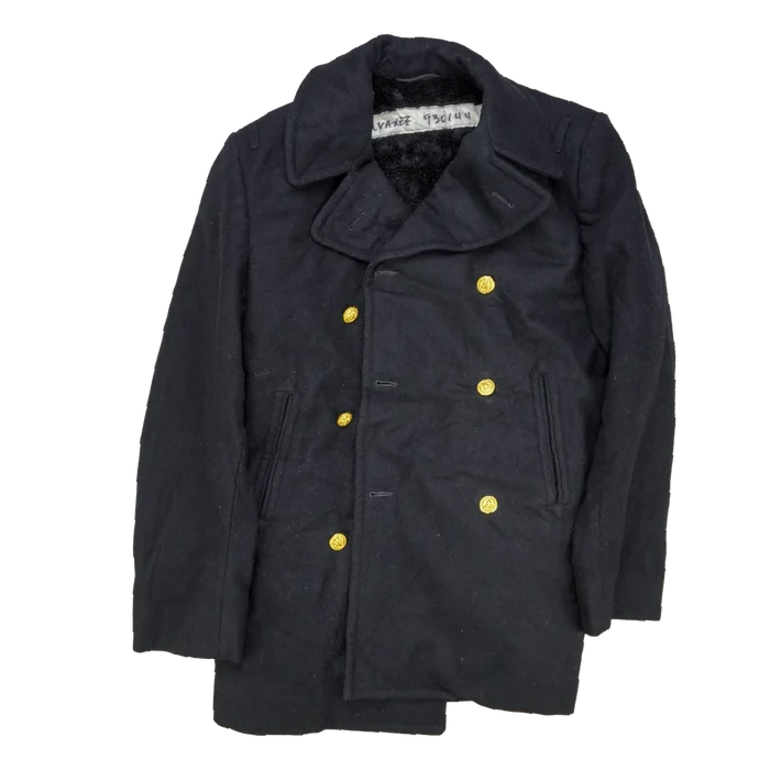US Navy Officers Wool Pea Coat - 40R, Medium - US Navy Surplus - Great Coats