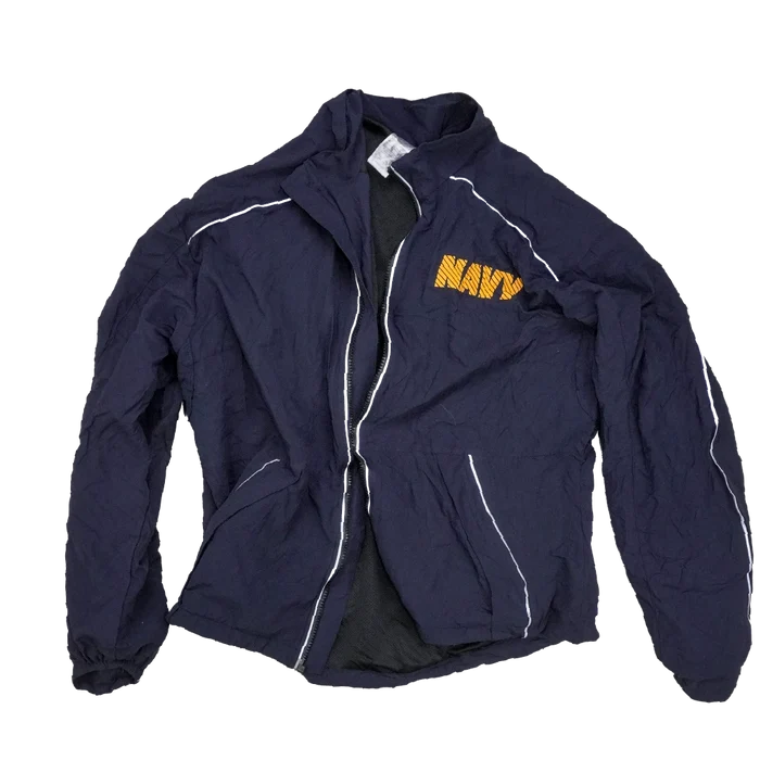 US Navy PT Tracksuit Jacket - Small Short - US Navy Surplus - Track Tops