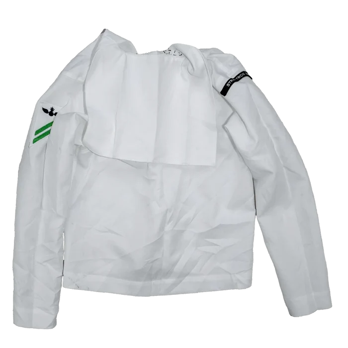 US Navy Women's White Middy Shirt - 8R, Small - US Navy Surplus - Service Shirts
