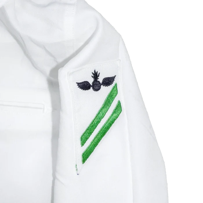 US Navy Women's White Middy Shirt - 8R, Small - US Navy Surplus - Service Shirts