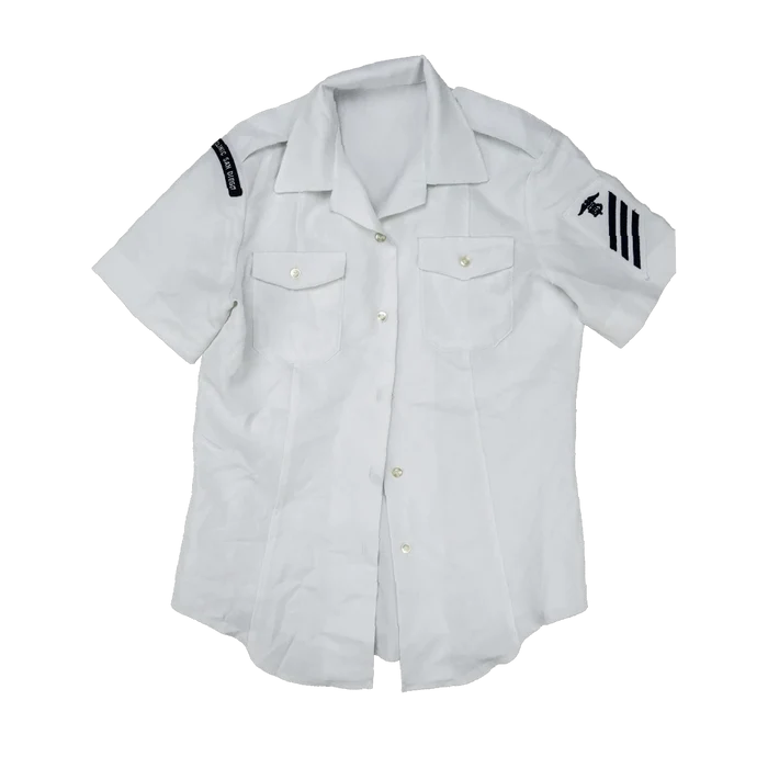 US Navy Women's White Service Shirt - 36, Medium - US Navy Surplus - Service Shirts
