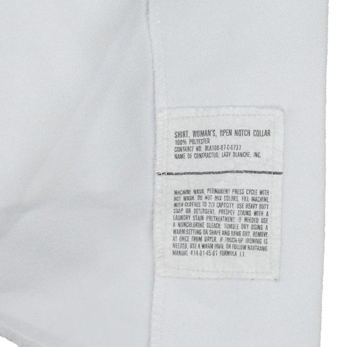 US Navy Women's White Service Shirt - 36, Medium - US Navy Surplus - Service Shirts