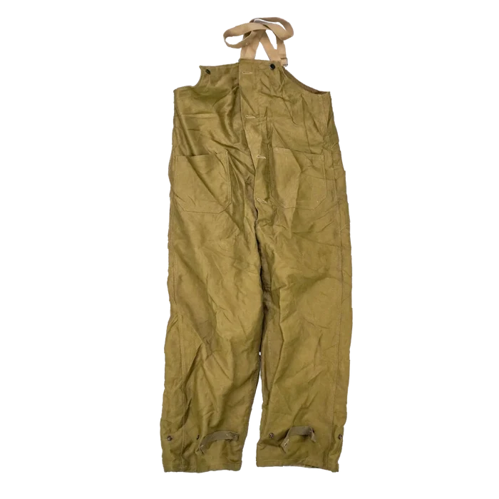 US Navy WW2 Cold Weather Bib Overalls - Large - US Navy Surplus - Overalls