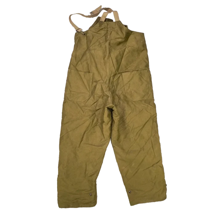 US Navy WW2 Cold Weather Bib Overalls - Large - US Navy Surplus - Overalls