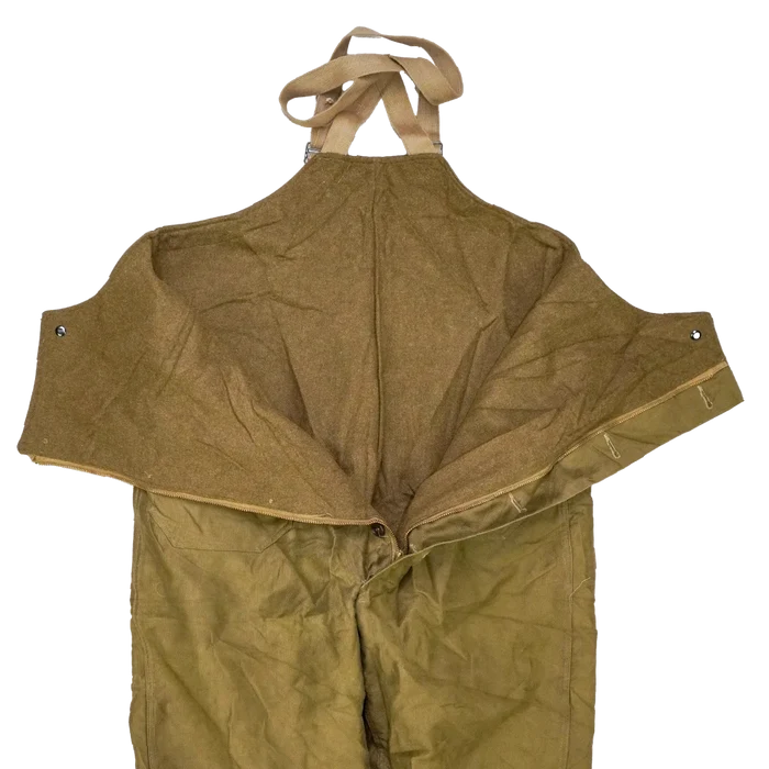 US Navy WW2 Cold Weather Bib Overalls - Large - US Navy Surplus - Overalls