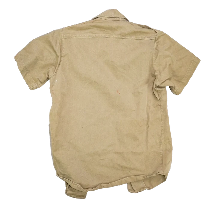 USGI 1950s Khaki Short Sleeve Shirt - XSmall - US Army Surplus - Service Shirts