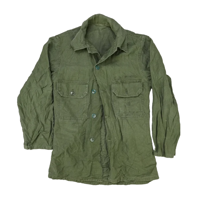 USGI 2nd Pattern OG-107 Utility Shirt - XSmall - US Army Surplus - Field Shirts
