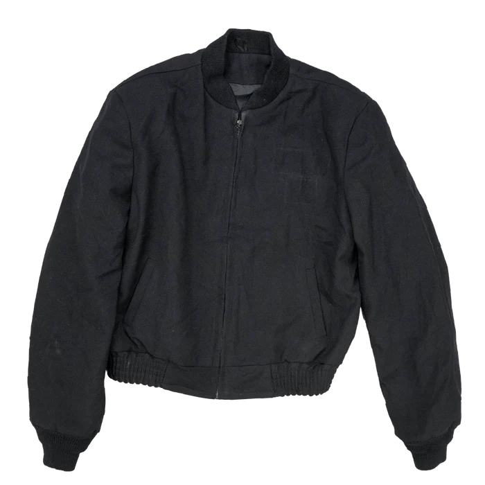 USGI Black Lightweight Windbreaker Jacket - Small Long - US Army Surplus - Field Jackets