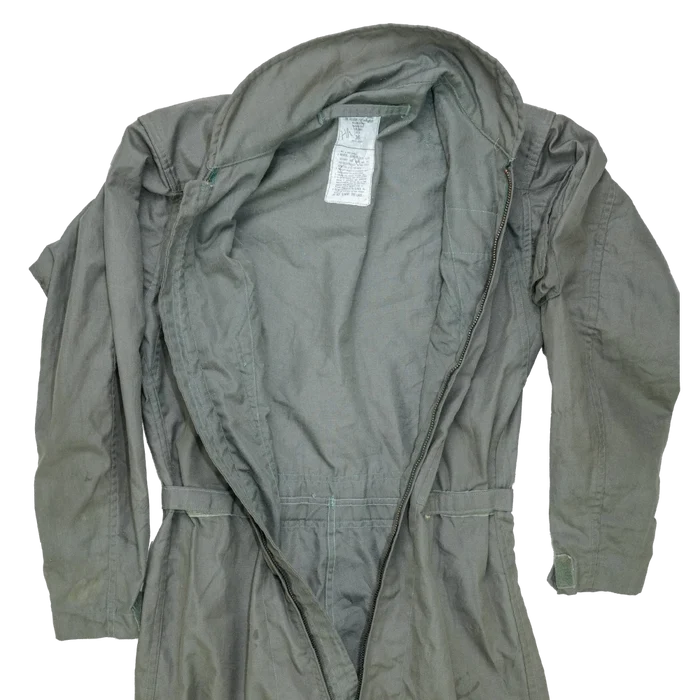 USGI CWU-27/P Olive Flyers Coveralls - 38R, Medium - US Air Force Surplus - Overalls