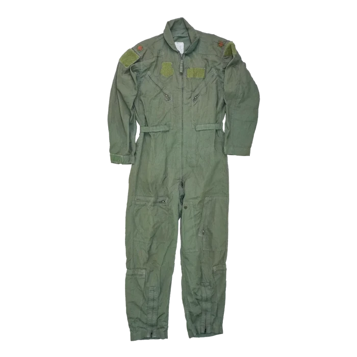 USGI CWU-27/P Olive Flyers Coveralls - 42R, Large - US Air Force Surplus - Overalls