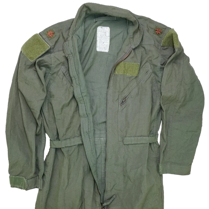USGI CWU-27/P Olive Flyers Coveralls - 42R, Large - US Air Force Surplus - Overalls