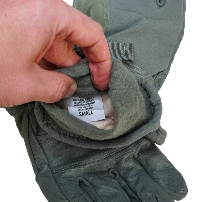 USGI Intermediate Cold/Wet Weather Gloves - Small - US Army Surplus - Gloves