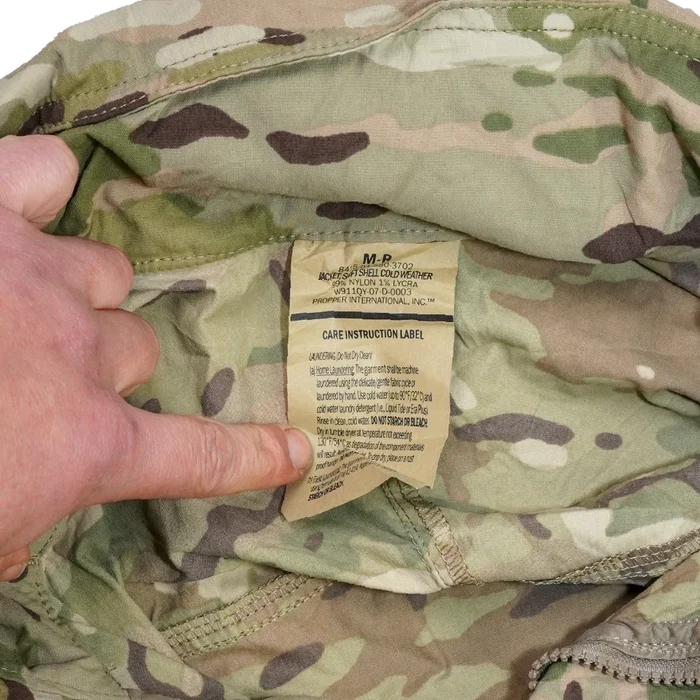 USGI OCP Soft Shell Cold Weather Jacket - Medium Regular - US Army Surplus - Softshell Jacket