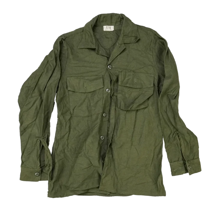 USGI OG-107 Utility Shirt - 14.5x33, Small - US Army Surplus - Field Shirts