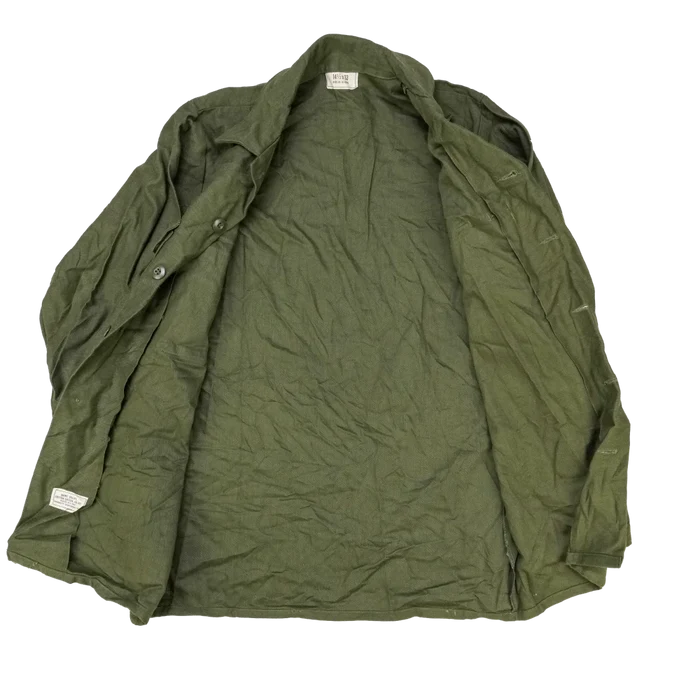 USGI OG-107 Utility Shirt - 14.5x33, Small - US Army Surplus - Field Shirts
