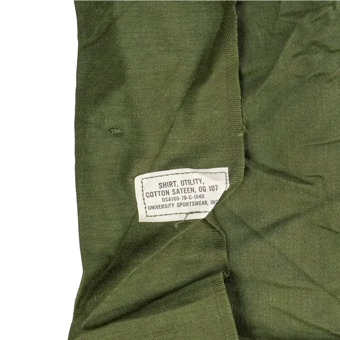 USGI OG-107 Utility Shirt - 14.5x33, Small - US Army Surplus - Field Shirts