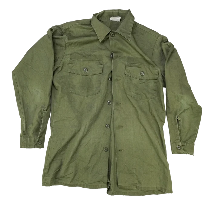 USGI OG-107 Utility Shirt - Medium - US Army Surplus - Field Shirts