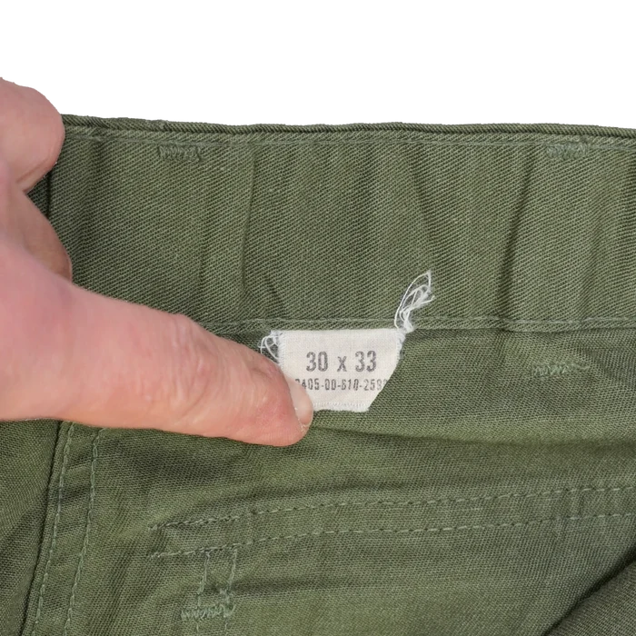 USGI OG-507 Utility Pants - 30x33, Small - US Army Surplus - Combat Trousers