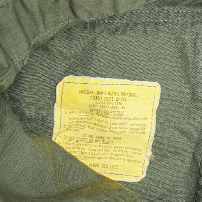 USGI OG-507 Utility Pants - 30x33, Small - US Army Surplus - Combat Trousers