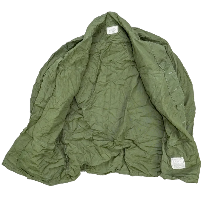 USGI Olive Ripstop Jungle Fatigue Shirt - Large Regular - US Army Surplus - Field Shirts