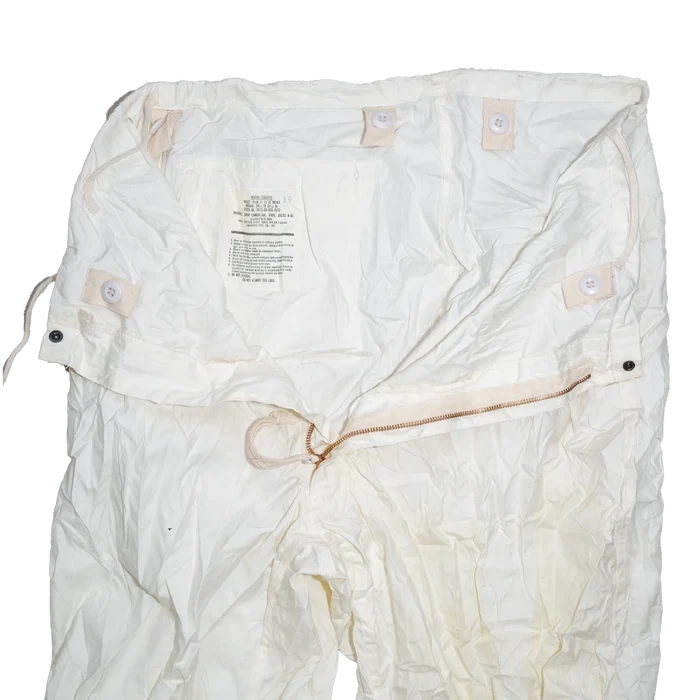 USGI Snow Camouflage M-65 Overtrousers - Medium Regular - US Army Surplus - Combat Trousers