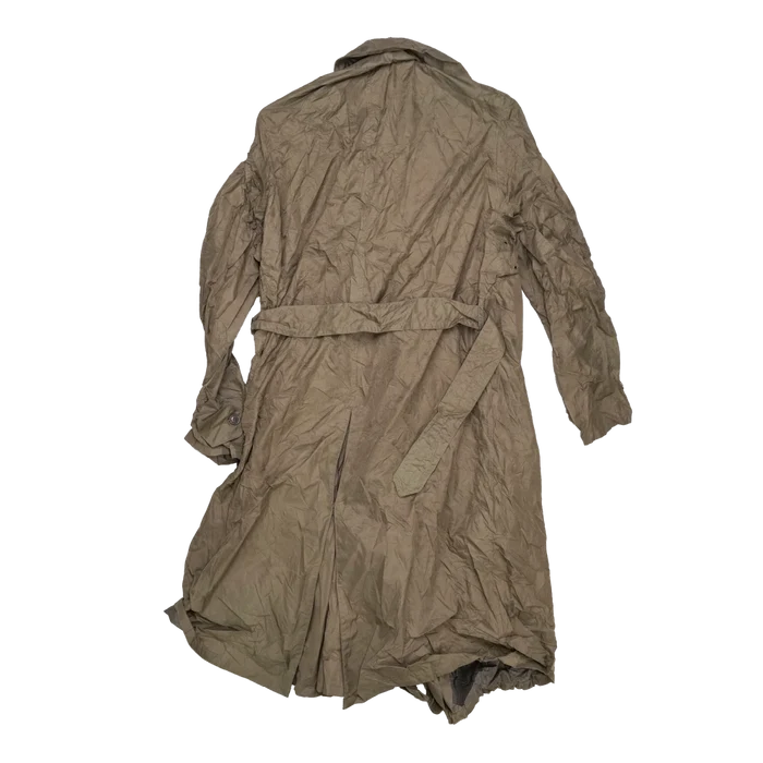 USGI Taupe Shade No. 179 Nylon Raincoat - Small - US Army Surplus - Rain Jackets