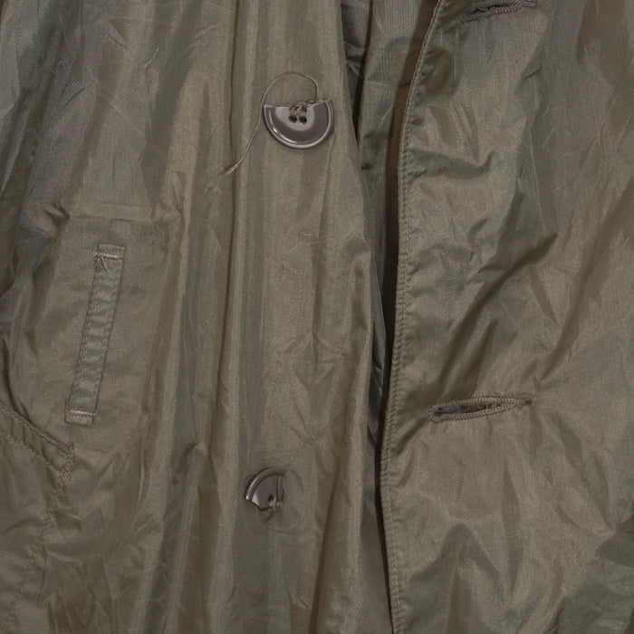 USGI Taupe Shade No. 179 Nylon Raincoat - Small - US Army Surplus - Rain Jackets