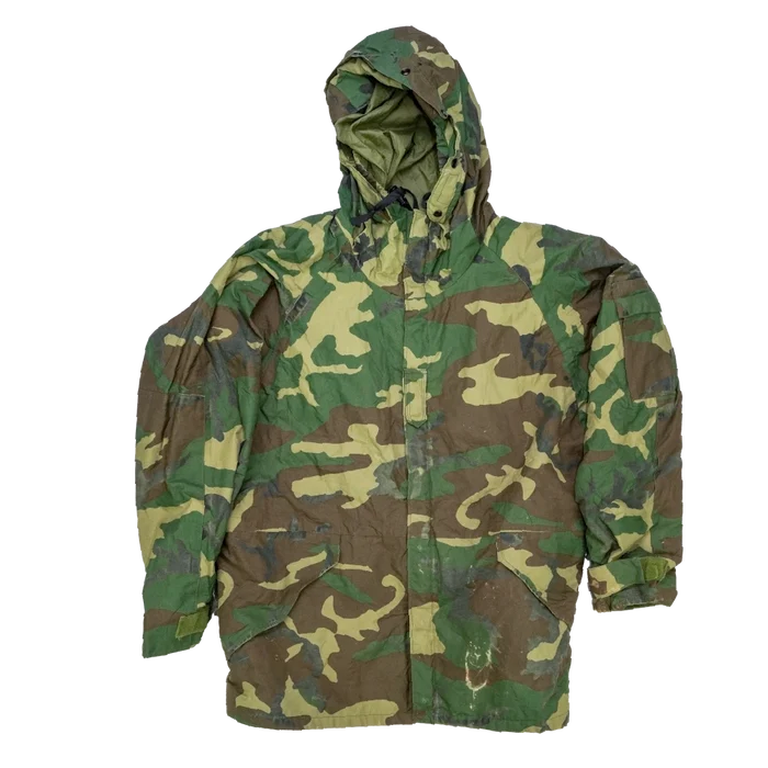USGI Woodland Gore-Tex Jacket - XLarge Regular - US Army Surplus - Rain Jackets