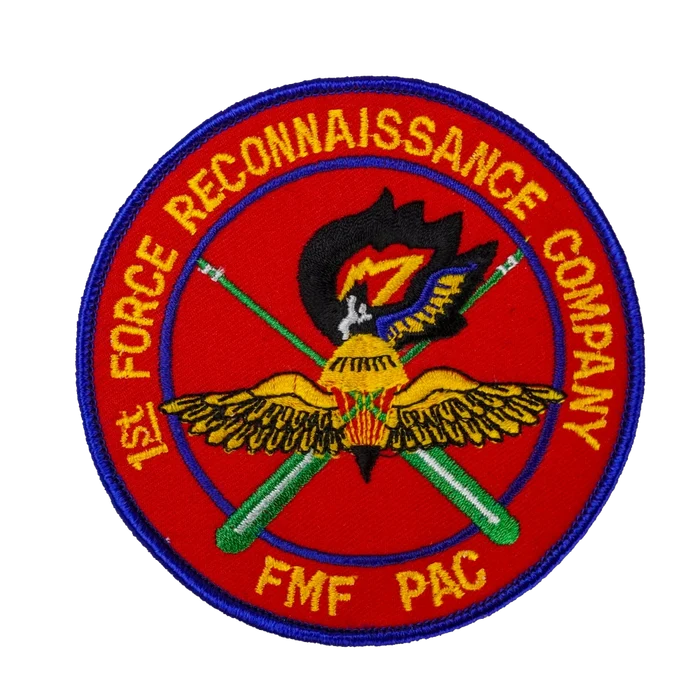 USMC 1st Force Reconnaissance Company FMF PAC Patch - Army & Outdoors - Flags, Badges & Insignia