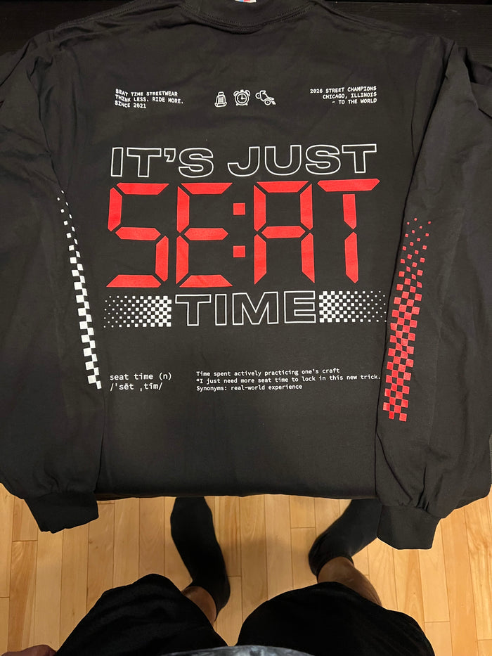 V5 Long Sleeve - black/red