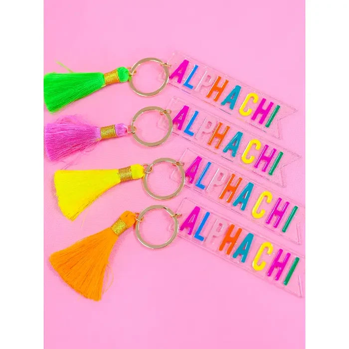 VA - Sorority Tassel Keychain