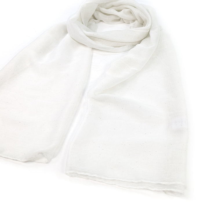 Viano - Sparkle Scarf - Cloud White (50x180cm)