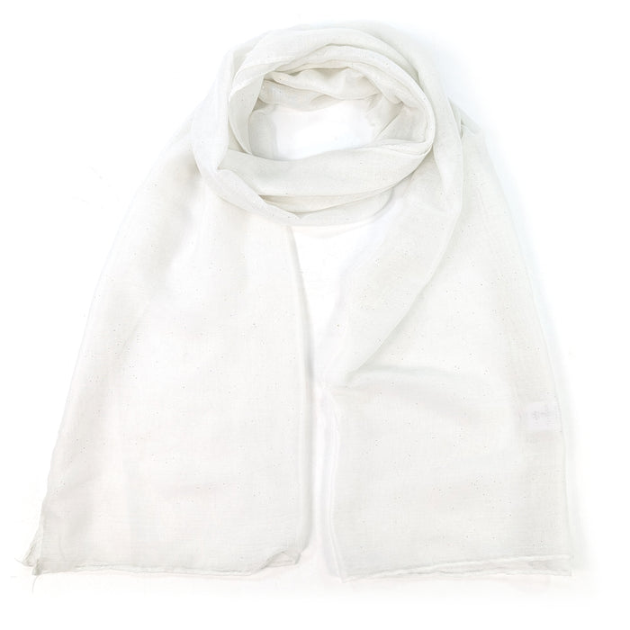 Viano - Sparkle Scarf - Cloud White (50x180cm)