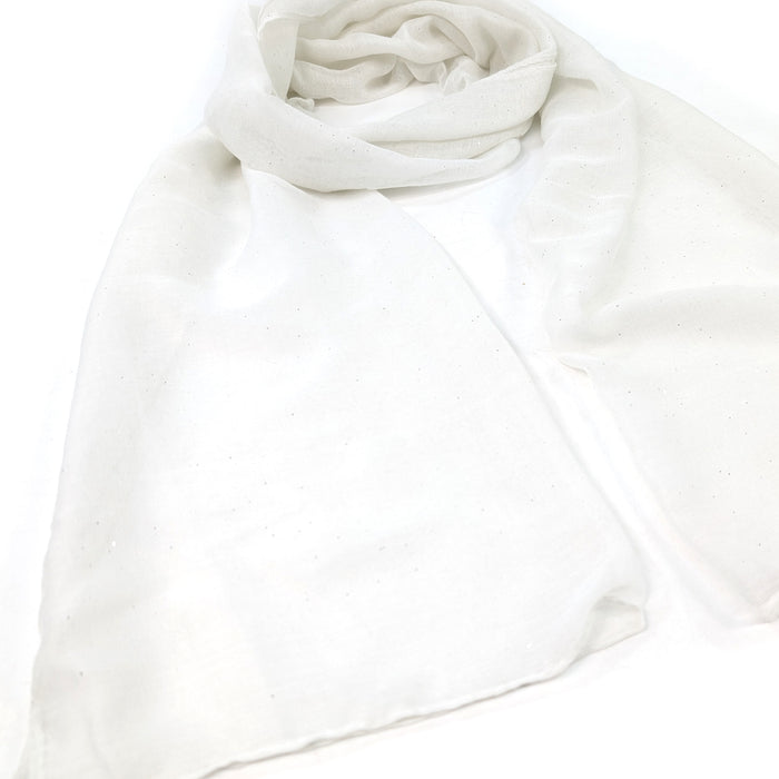 Viano - Sparkle Scarf - Cloud White (50x180cm)