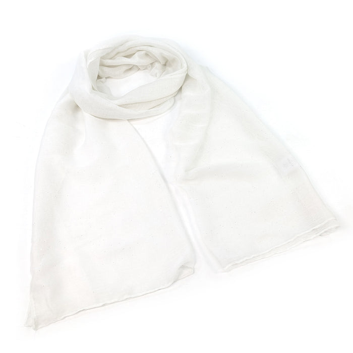 Viano - Sparkle Scarf - Cloud White (50x180cm)