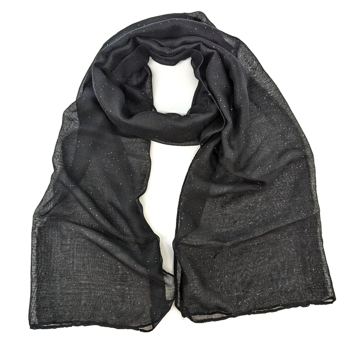 Viano Sparkle Scarf Black