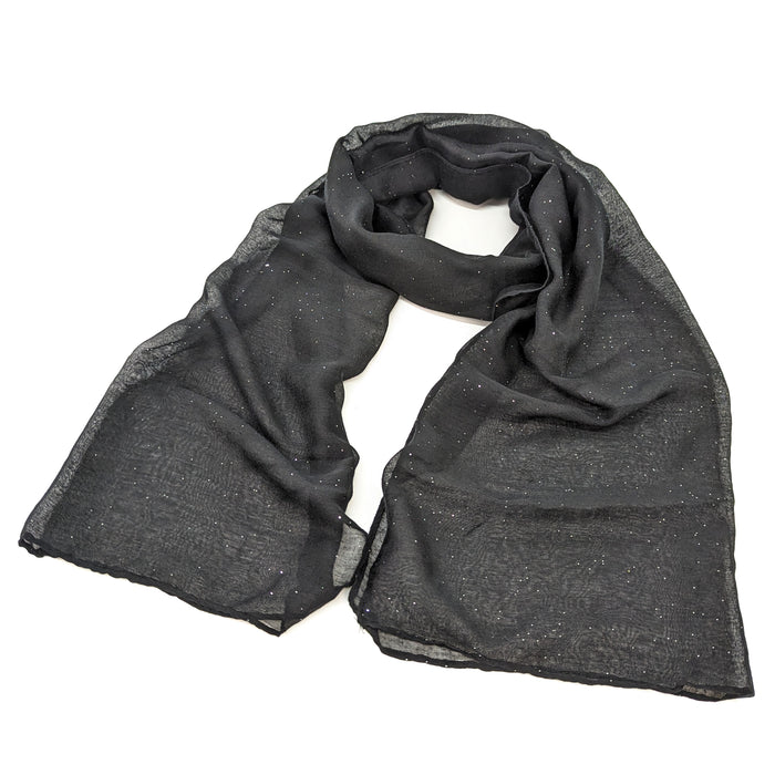 Viano Sparkle Scarf Black