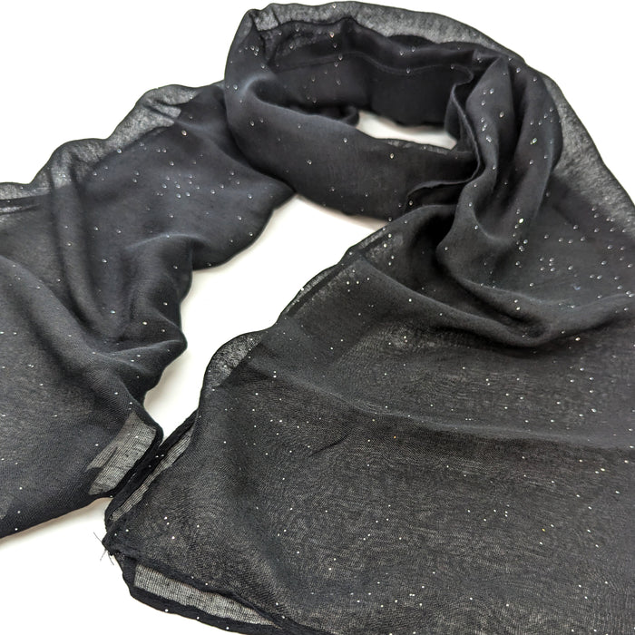 Viano Sparkle Scarf Black