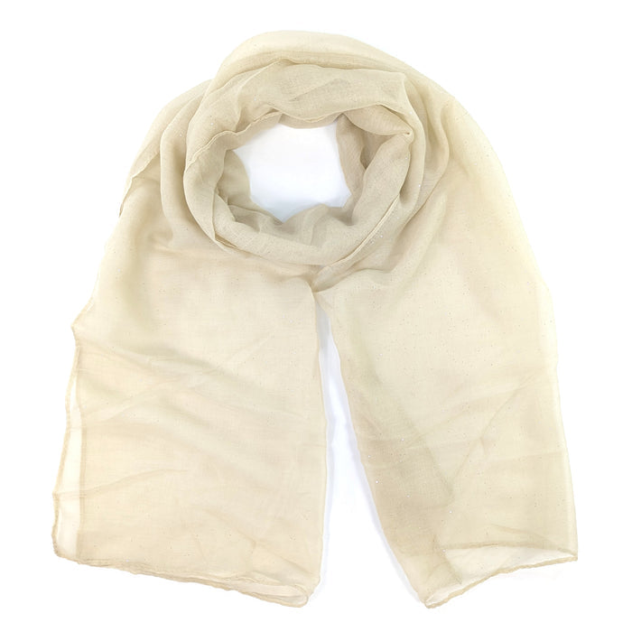 Viano Sparkle Scarf Cream